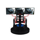 3つのDofの動きのシミュレーターのカー レースのゲーム・マシン9d Vr電気3つのスクリーン