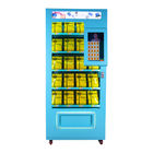 完全な金属のソーダ自動販売機、青/ピンク/黄色幸運な箱の食糧自動販売機