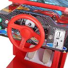公平なシミュレーターのレース カーの子供のアーケード機械は1つのプレーヤーの金属のキャビネットのタイプを追い越します