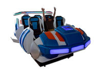 涼しい家族6は大人のための宇宙船9D VRのゲーム・マシンのテーマ パークの飛行シミュレータをつけます