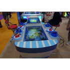 1 |賭ける硬貨の補助機関車の魚のゲーム テーブルが付いている4人の人の子供のアーケード機械