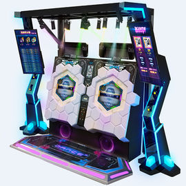 アーケードのビデオ ダンスの立方体1-2人のプレーヤーのための硬貨によって作動させる音楽機械